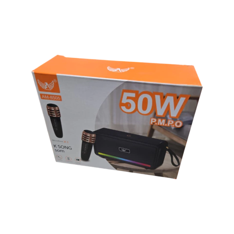 CAIXA DE SOM BT AM-8505 C/MICROFONE