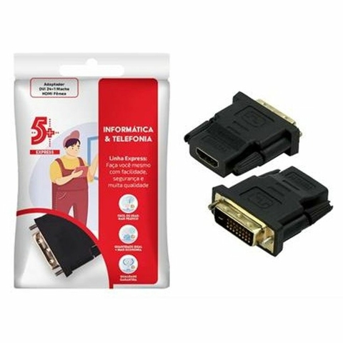 ADAPTADOR DVI MACHO X HDMI FEMEA 003-8600HC