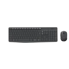 KIT TECLADO E MOUSE SEM FIO MK235 PRETO LOGITECH