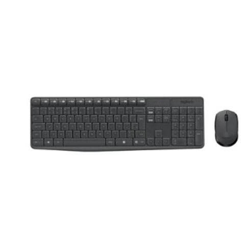 KIT TECLADO E MOUSE SEM FIO MK235 PRETO LOGITECH