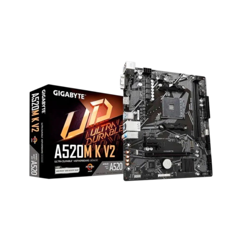 PLACA MÃE GIGABYTE A520M K V2 AMD AM4 DDR4