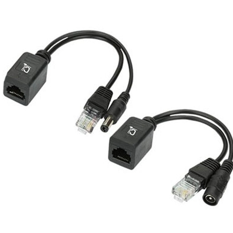 CABO INJETOR POE REDE RJ45 PRETO