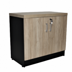 GAVETEIRO J-034 NOGAL BALCÃO 2 PORTAS 800 X 450 X 730 - comprar online