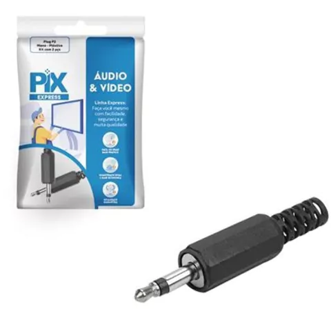 PLUG P2 MONO - PLASTICO - KIT COM 2 PLUGS 062-2002HC