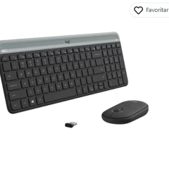 TECLADO S/ FIO COM MOUSE MK-470