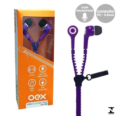 FONE DE OUVIDO ZIPER FN400