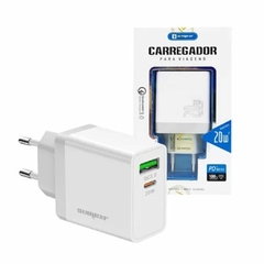 CARREGADOR DIGITAL 20W USB/USB-C SX-FC51