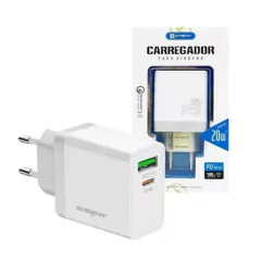 CARREGADOR DIGITAL 20W USB/USB-C SX-FC51