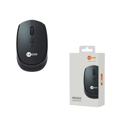 MOUSE S/FIO WS212 PRETO LECOO
