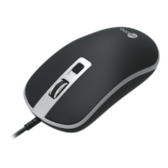 MOUSE USB LECOO MS104 2000 DPI PRETO na internet
