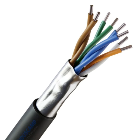 CABO DE REDE CAT6 BLINDADO CMX AZUL COPPERLAN 100% COBRE METRO