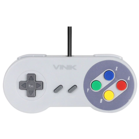 CONTROLE PARA PC COM FIO USB MODELO RETRO