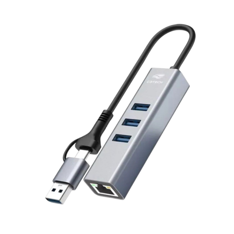 HUB USB-C 3.0 4 PORTAS HU-LAN1000GY C3T