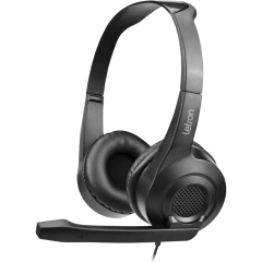 HEADSET USD HOME OFFICE ESTEREO LETRON PRETO