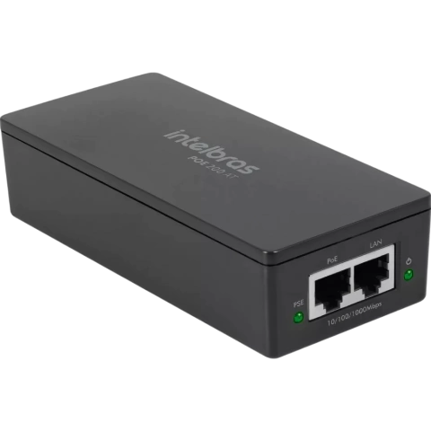 INJETOR POE 802 3AFAT GIGABIT THERNET POE 200AT INTELBRAS