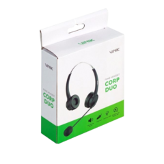 FONE DE OUVIDO HEADSET CORP DUO USB - VK500 PROMO