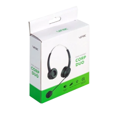 FONE DE OUVIDO HEADSET CORP DUO USB - VK500 PROMO