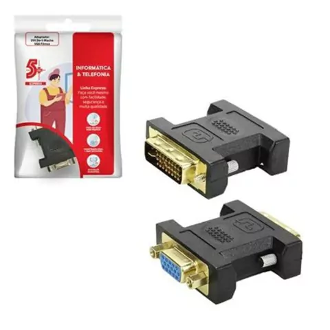 ADAPTADOR DVI 245 MACHO / VGA FEMEA 003-0001HC