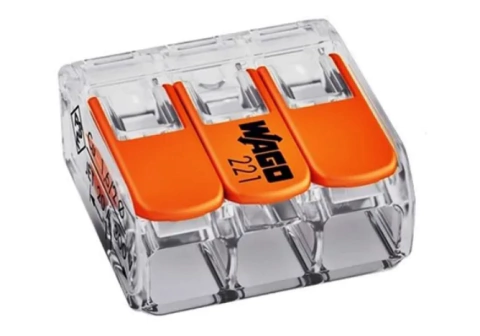 CONECTOR WAGO 221-413 3 POLOS