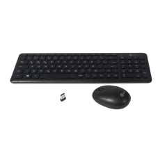 KIT TECL+MOUSE S/FIO KW204 PRETO LECOO - comprar online