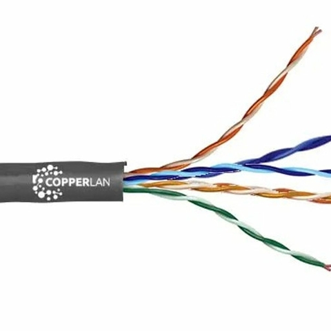CABO DE REDE CAT6 CMX AZUL COPPERLAN 100% COBRE METRO