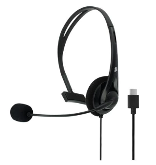 HEADSET OFFICE PARA TELEFONE/COMPUTADOR COM CONECTOR USB C 015-0102