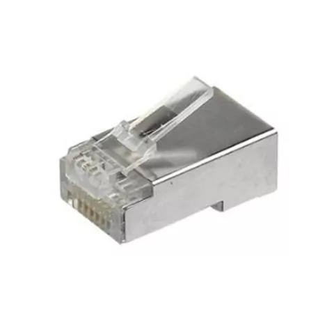 CONECTOR CAT6-E RJ45 BLINDADO MACHO 8 X 8 062-0050