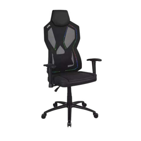 CADEIRA ERGONOMICA GAMER LED RGB SKALY