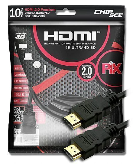 CABO HDMI 10 METROS 4K 19 PINOS 018-2230