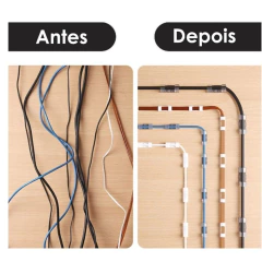 KIT CLIP ORGANIZADOR CABOS ADESIVO 20 UN na internet