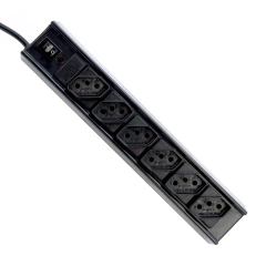 FILTRO DE LINHA 6 TOMADAS FL-61BK C3 TECH - comprar online