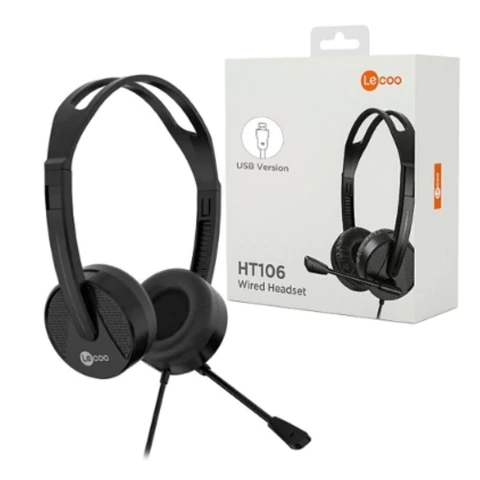 FONE DE OUVIDO HEADSET USB HT106 LECOO