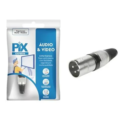 PLUG CANNON MACHO - METALICO 062-6875HC