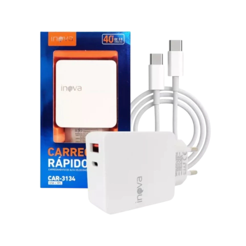 FONTE USB INOVA 40W CAR-3165