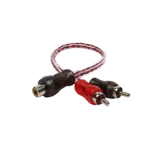 CABO ÁUDIO Y 1 FÊMEA X 2 MACHOS 20CM INJETADO