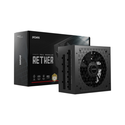 FONTE GAMER AETHER 1000W MODULAR GOLD PCIE 5.0 ATX 3.1