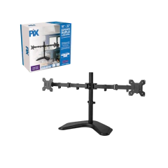 SUPORTE 2 MONITOR TRI-ARTICULADO C/BASE 079-0076