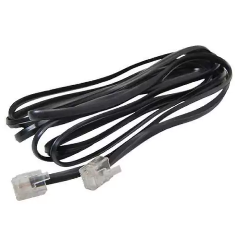 CABO DE TELEFONE RJ11 2 METROS PRETO 018-1395