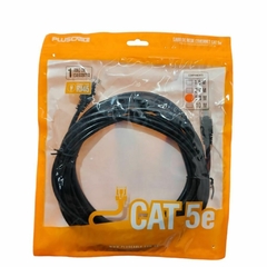 CABO DE REDE CAT 5E 5.0M ETHU50BK PRETO na internet