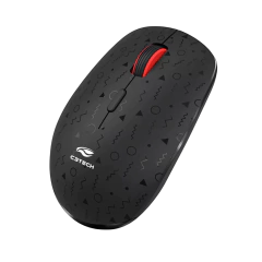 MOUSE S/FIO RECARREGAVEL M-W90BK PRETO C3T