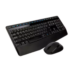 KIT TECLADO E MOUSE SEM FIO MK345 PRETO LOGITECH na internet