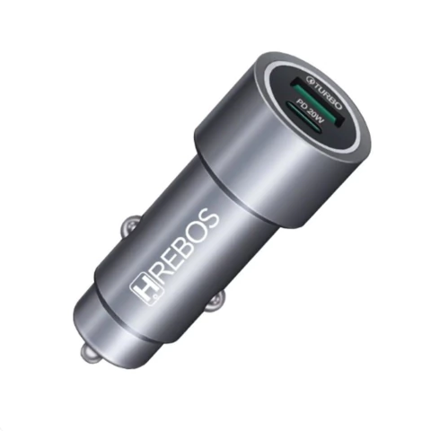 CARREGADOR VEICULAR PD/USB HS-355 20W HREBOS