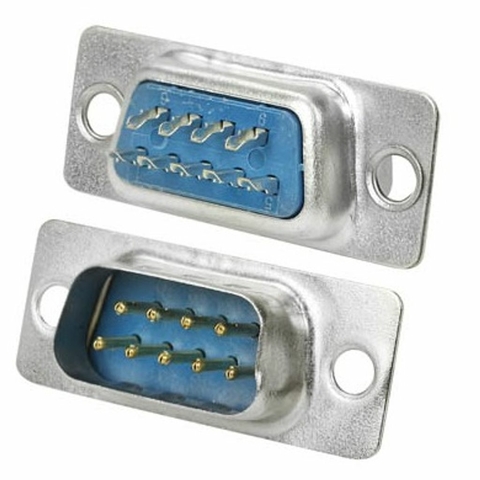 CONECTOR DB-9 SERIAL MACHO 025-9000