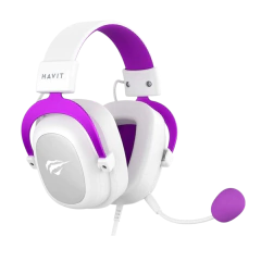 HEADSET GAMER HAVIT H2002D CANCELAMENTO DE RUÍDO ROXO - comprar online