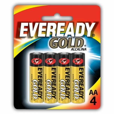 PILHA ENERGIZER EVEREADY GOLD AAA ALCALINA C/ 4