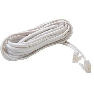 CABO DE TELEFONE RJ11 2 METROS BRANCO CHIP 018-1405
