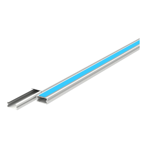 CANALETA C/ FITA DUPLA FACE 20X10X2000MM 361/2-EF/SD