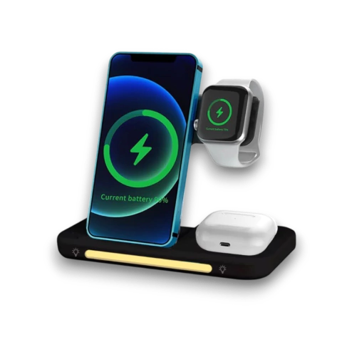 CARREGADOR MESA KAIDI INDUÇÃO 3 EM 1 KNC-9097