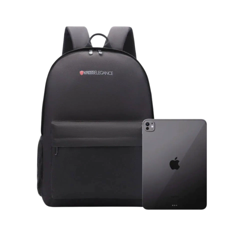 MOCHILA KROSS ELEGANCE CLEAN BLACK PARA NOTEBOOK 15.6 - KE-BPL08