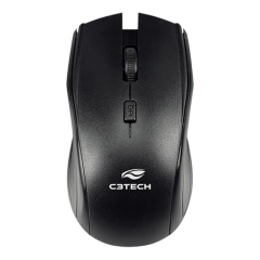 KIT TECLADO E MOUSE SEM FIO K-W60BK C3TECH - PrecisaShop